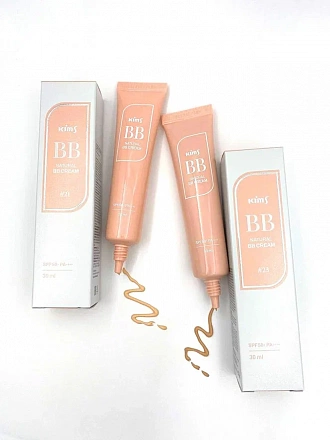 Многофункциональное BB-средство Kims (Кимс) Natural BB Cream SPF 50+ PA++++ (#21, светло-бежевый), 30 мл, фото