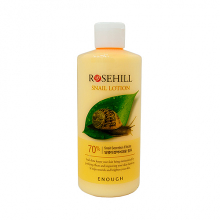 Лосьон для лица с муцином улитки Enough (Инаф) RoseHill Snail Lotion, 300 мл, фото