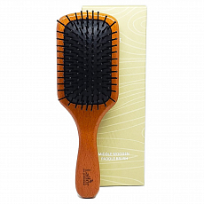 Массажная расческа для волос с деревянной ручкой Lador (Ладор) Middle Wooden Paddle Brush, 1 шт, фото