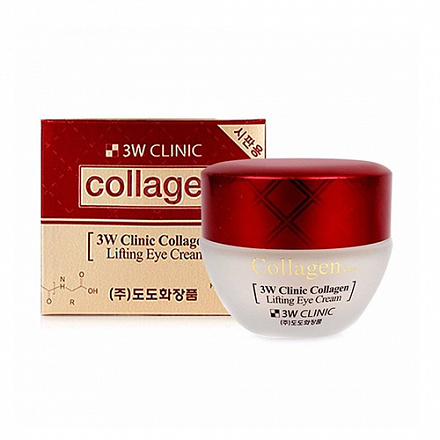 3W Clinic Крем для век лифтинговый с коллагеном Collagen Lifting Eye Cream, 35 мл, фото