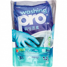 LION (Лион) Средство для мытья посуды, овощей и фруктов Chamgreen Washing Pro, Refill, 1200 мл, фото