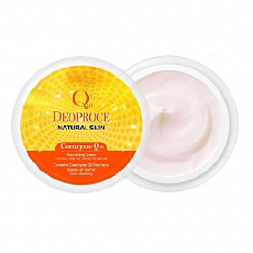 Крем для лица и тела с коэнзимом Q10 Deoproce (Деопрос) Natural Skin Coenzyme Q10 Nourishing Cream, 100 мл, фото