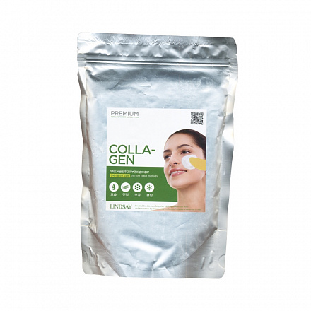 Альгинатная маска с коллагеном Lindsay (Линдсей) Premium Collagen Modeling Mask (Zipper), 1000 г, фото