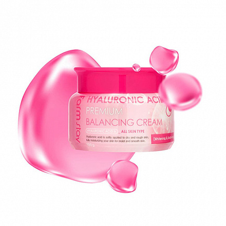 Крем для лица с гиалуроновой кислотой FarmStay (Фармстей) Hyaluronic Acid Premium Balancing Cream, 100 мл, фото