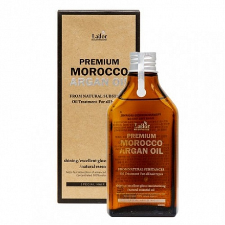 Масло аргановое для волос Lador Premium Morocco Argan Hair Oil, 100 мл, фото