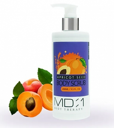 Скраб для тела с абрикосовой косточкой MedB (МедБ) MD:1 Apricot Seed Scrub, 280 мл, фото