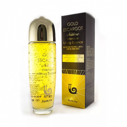 Лифтинг эссенция с муцином королевской улитки FarmStay (Фармстей) Gold Escargot Noblesse Intensive Lifting Essence, 150 мл, фото