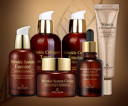 Крем для век от морщин с коллагеном The Skin House Wrinkle System Eye Cream, 40 мл, фото