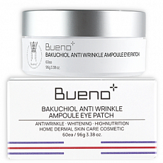 BUENO Патчи для век с ретинолом и бакучиолом Bakuchiol Anti Wrinkle Ampoule Eye Patch, 60 шт, фото