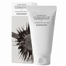 RAWQUEST Увлажняющая пенка для лица с экстрактом эхинацеи Echinacea Calming Moisture Cleansing Foam, 150 мл, фото