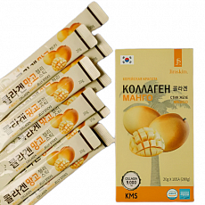 Коллагеновое желе с манго Jinskin (Джинскин) Mango Jelly in Sticks 200 г (20г x 10 шт), фото