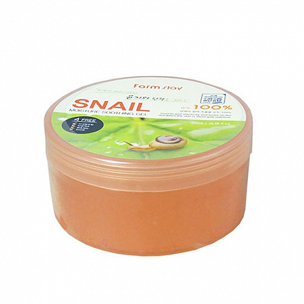 Гель для тела с экстрактом улитки многофункциональный FarmStay Moisture Soothing Gel Snail 100%, 300 мл, фото