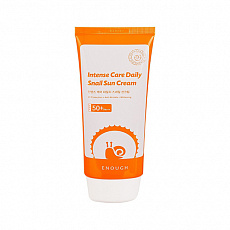 Солнцезащитный крем с муцином улитки Enough (Инаф) Intense Care Daily Snail Sun Cream SPF50+ PA+++, 70 мл, фото