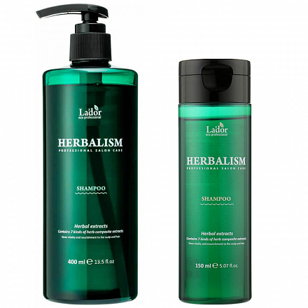 Шампунь с травами для укрепления волос Lador (Ладор) Herbalism Shampoo, 400 мл, фото