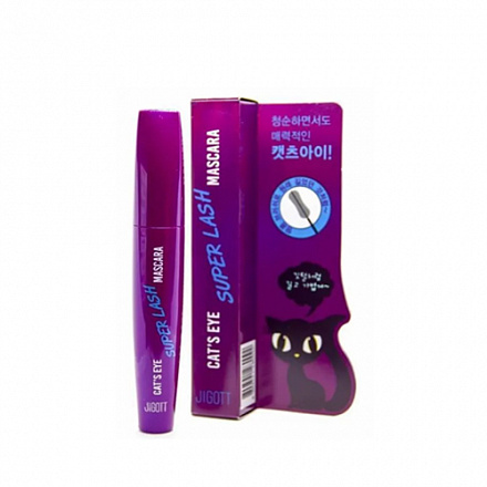 Тушь для ресниц удлиняющая Jigott (Джигот) Cats Eye Super Lash Mascara, 12 г, фото