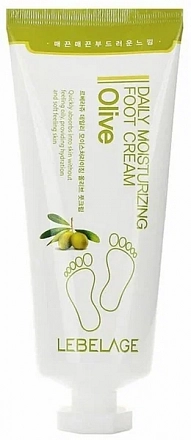 Крем для ног увлажняющий с оливой Lebelage Daily Moisturizing Olive Foot Cream, 100 мл, фото