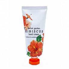 Крем для рук с экстрактом гибискуса (Джиготт) Jigott Secret Garden Hibiscus Hand Cream, 100 мл, фото