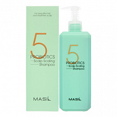 Глубокоочищающий шампунь Masil 5 Probiotics Scalp Scaling Shampoo, 500 мл, фото