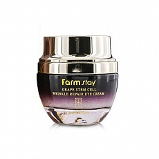 Крем для глаз разглаживающий с фито-стволовыми клетками винограда  FarmStay Grape Stem Cell Wrinkle Repair Eye Cream, 50 мл, фото