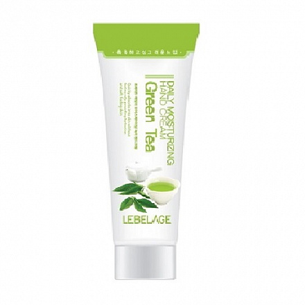 Крем для рук с экстрактом зеленого чая Lebelage Daily Moisturizing Green Tea Hand Cream, 100 мл, фото
