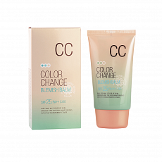 CC Крем Welcos Kwailnara Lotus Color Change Blemish Balm SPF 25 PA++, 50 мл, фото