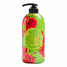 JIGOTT (Джиготт) Парфюмированный гель для душа с розой ROSE PERFUME BODY WASH, 750 мл, фото
