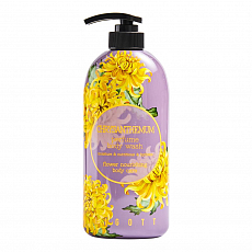 JIGOTT (Джиготт) Парфюмированный гель для душа с хризантемой CHRYSANTHEMUM PERFUME BODY WASH, 750 мл, фото