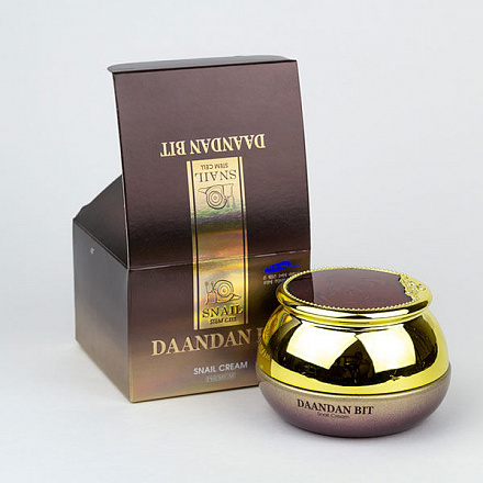 Крем для кожи вокруг глаз с муцином улитки Jigott (Джиготт) Daandan Bit Snail Eye Cream, 50 мл, фото