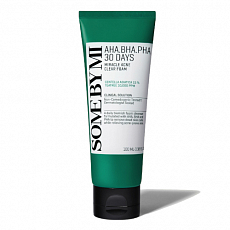 Some By Mi Очищающая пенка для умывания с кислотами AHA BHA PHA 30 Days Miracle Acne Clear Foam, 100 мл, фото