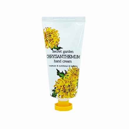 Jigott Secret Garden Chrysanthemum Hand Cream Крем для рук с экстрактом хризантемы, 100 мл, фото